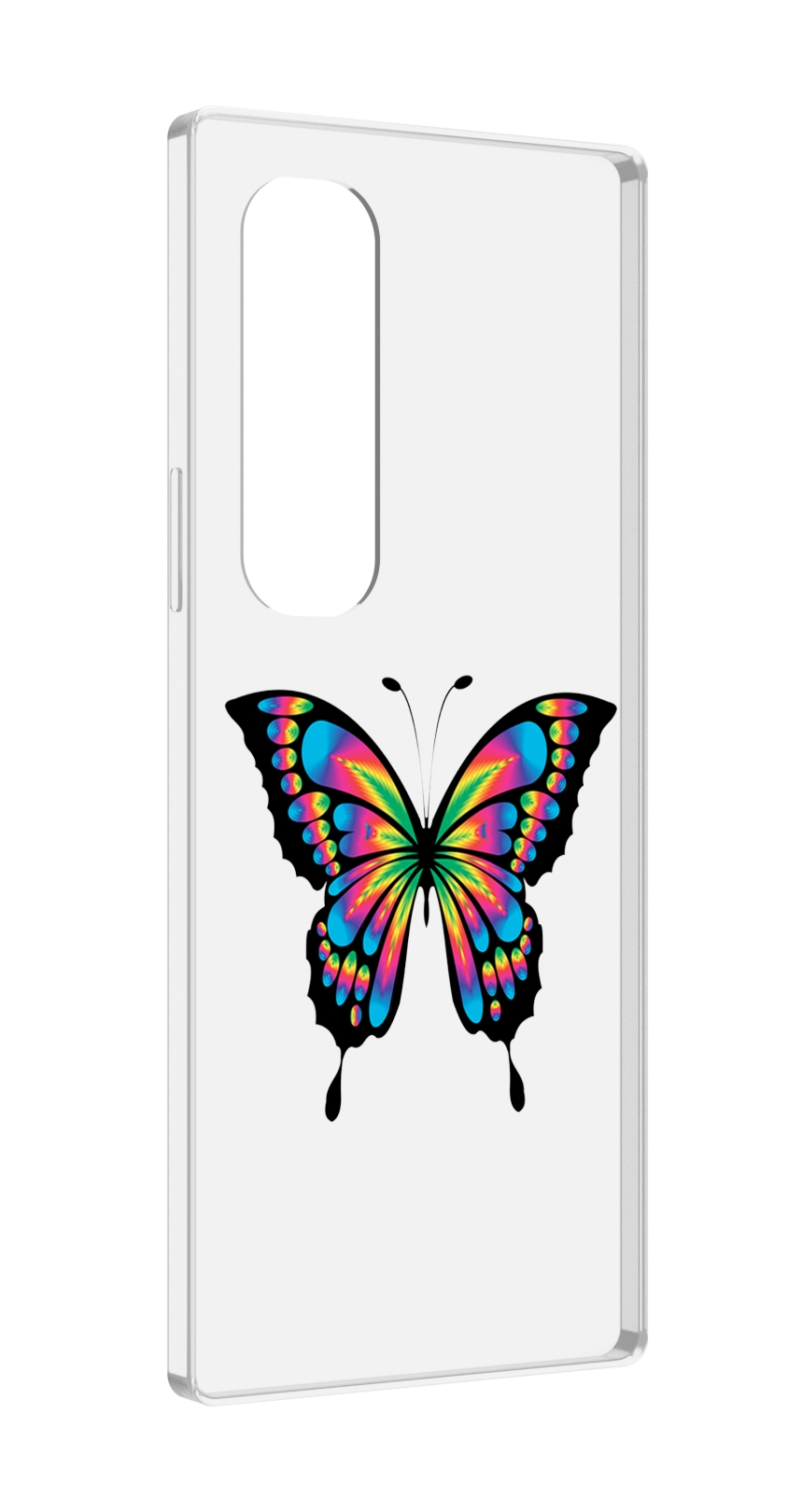 

Чехол MyPads мини-бабочка для Samsung Galaxy Z Fold 4 (SM-F936), Прозрачный, Tocco