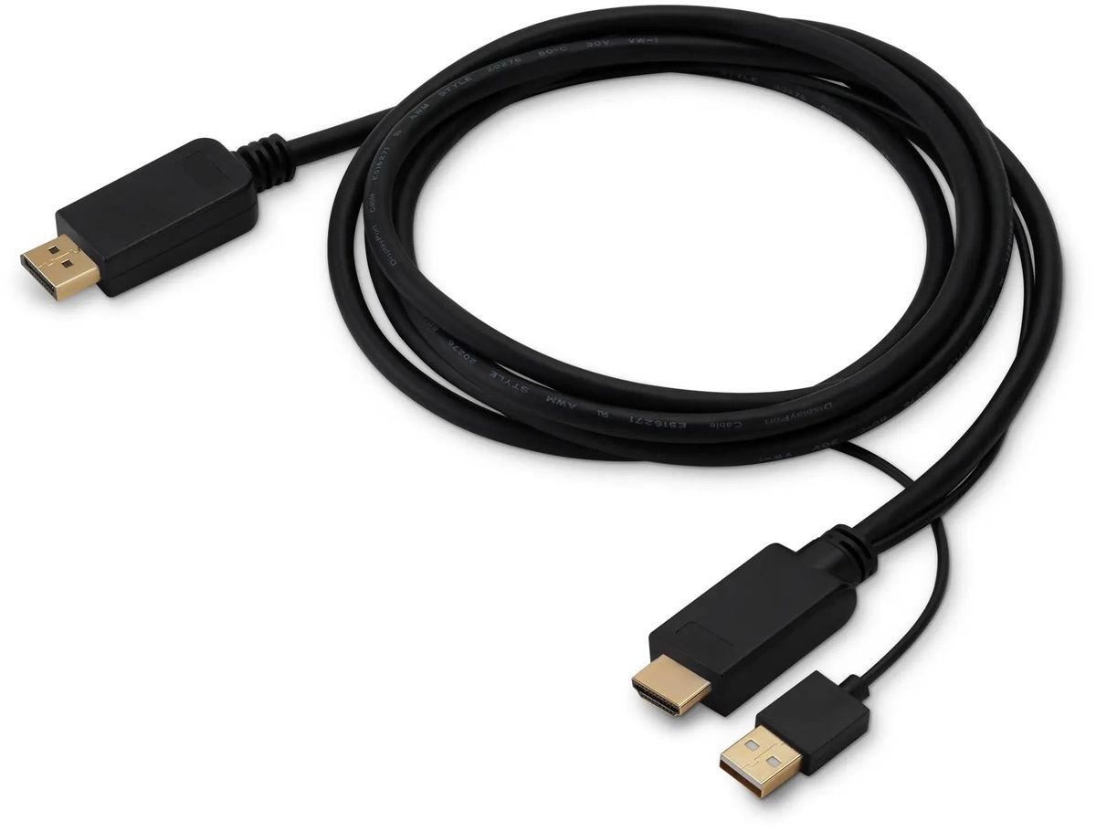 

Кабель аудио-видео Buro HDMI m - DisplayPort m , 2м, GOLD, черный hdmi-dp-2m, Кабель аудио-видео Buro HDMI (m) - DisplayPort (m) , 2м, GOLD, черный [hdmi-dp-2m]