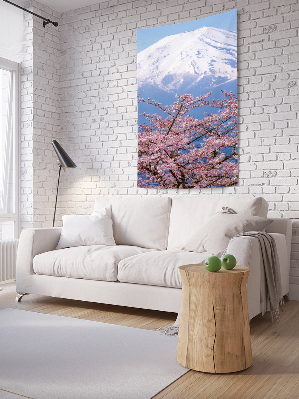 

Вертикальное фотопанно на стену JoyArty Сакура у подножия фудзиямы 100x150 см, Сакура у подножия фудзиямы