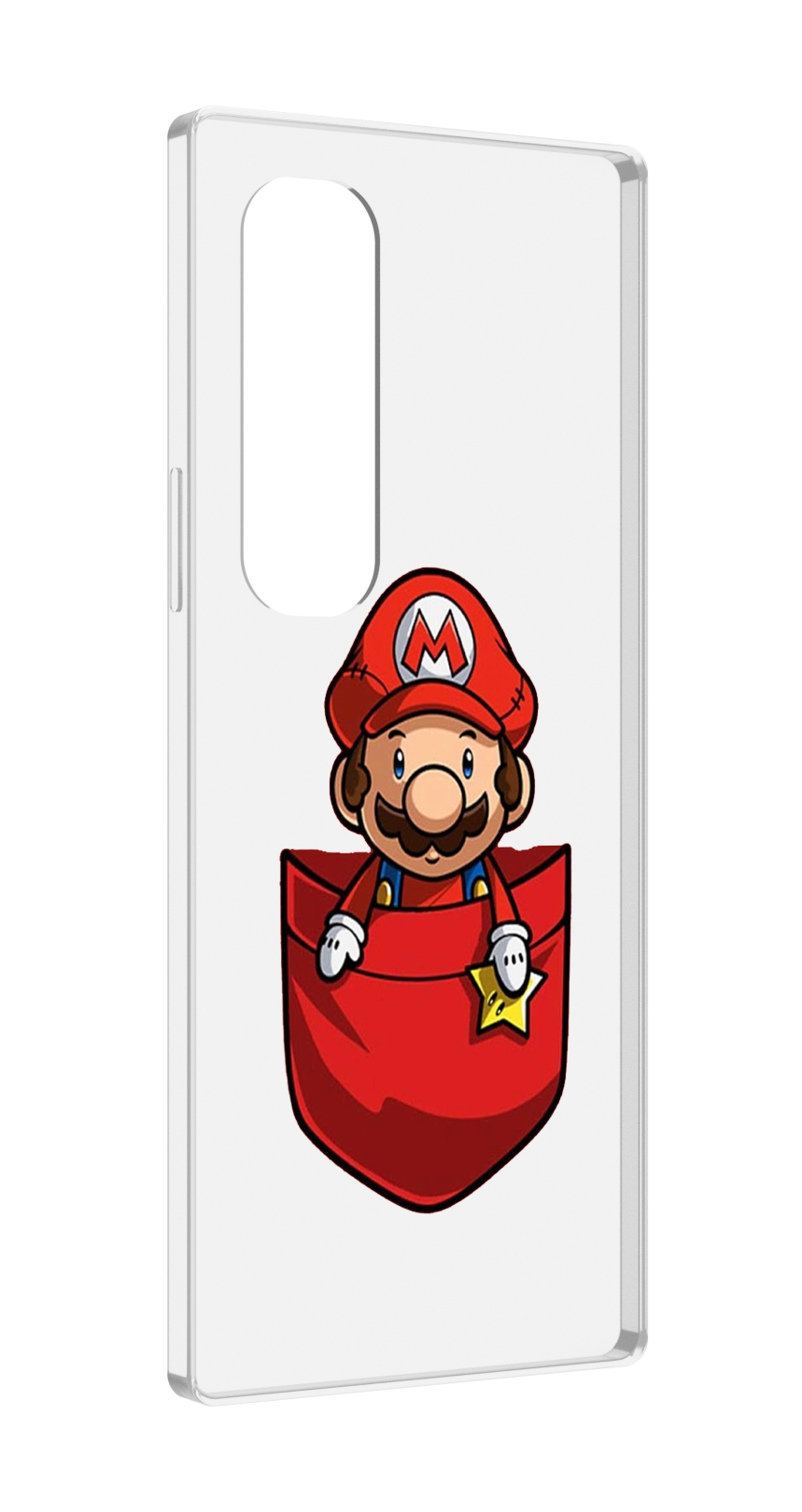 

Чехол MyPads марио в кармашке детский для Samsung Galaxy Z Fold 4 (SM-F936), Прозрачный, Tocco
