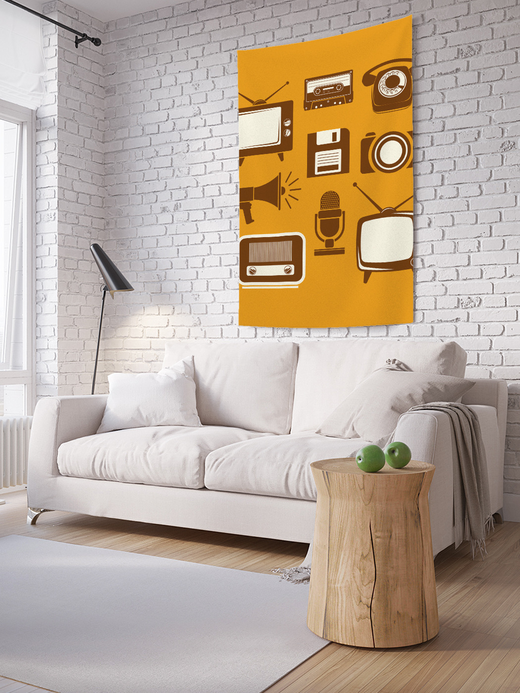 

Вертикальное фотопанно на стену JoyArty Радио и телевидении 100x150 см, Радио и телевидении