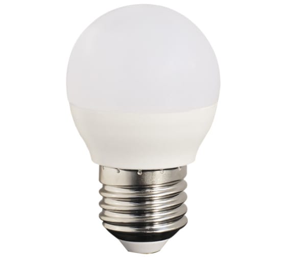 фото Лампа светодиодная ecola globe led premium 8,0w g45 220v e14 4000k шар 77x45, k4qv80elc