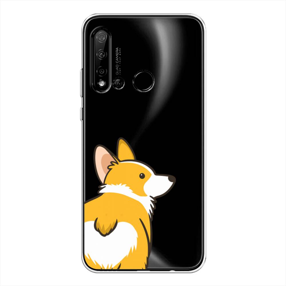 

Чехол Awog на Huawei Nova 5i "Корги следуй за мной", Желтый;бежевый;белый, 69850-2