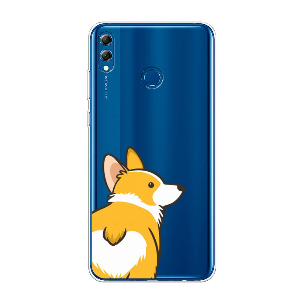 

Чехол Awog на Honor 8X Max "Корги следуй за мной", Желтый;бежевый;белый, 66550-2