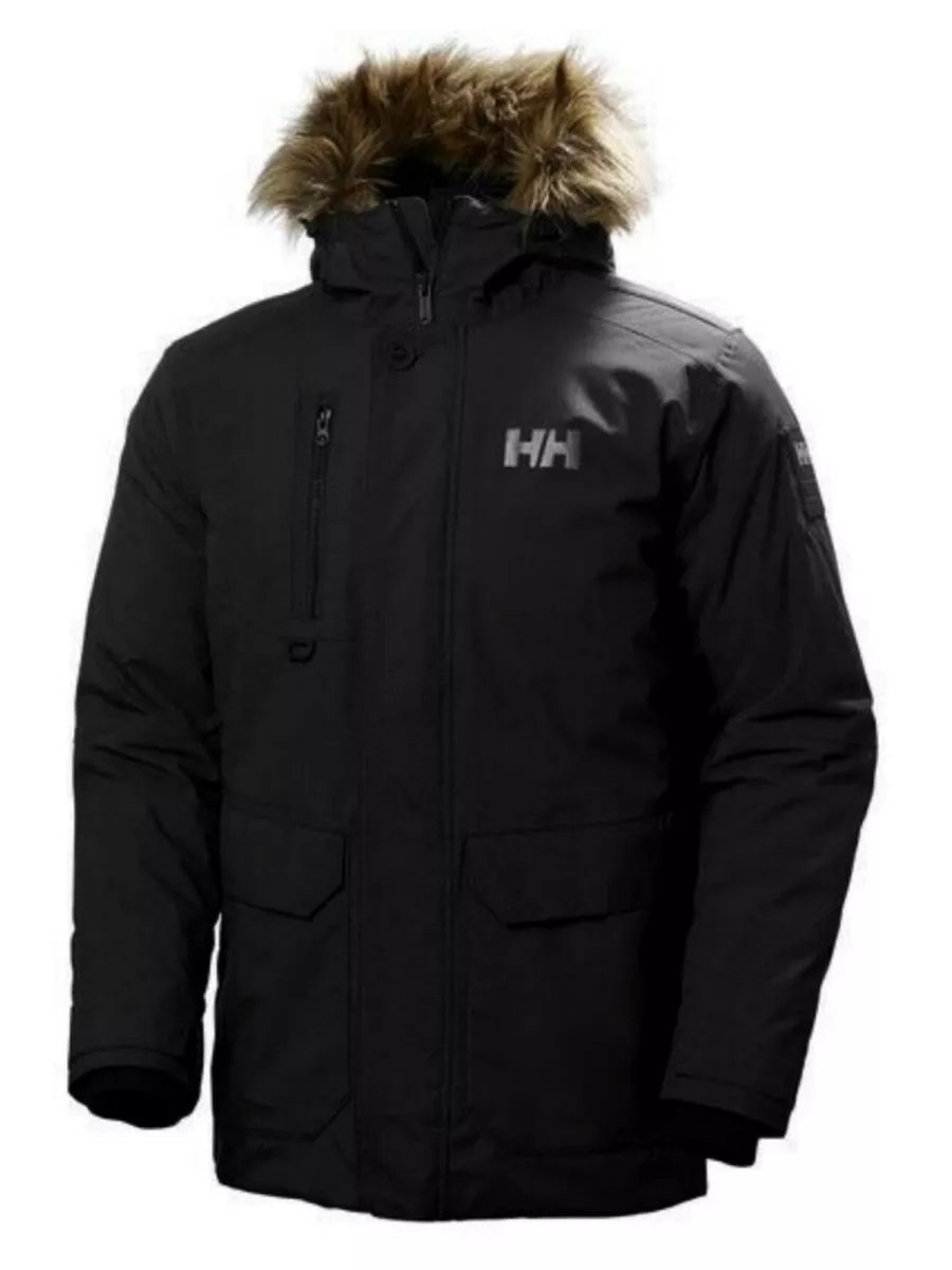 

Парка Helly Hansen SVALBARD PARKA для мужчин, S, чёрная, 53150