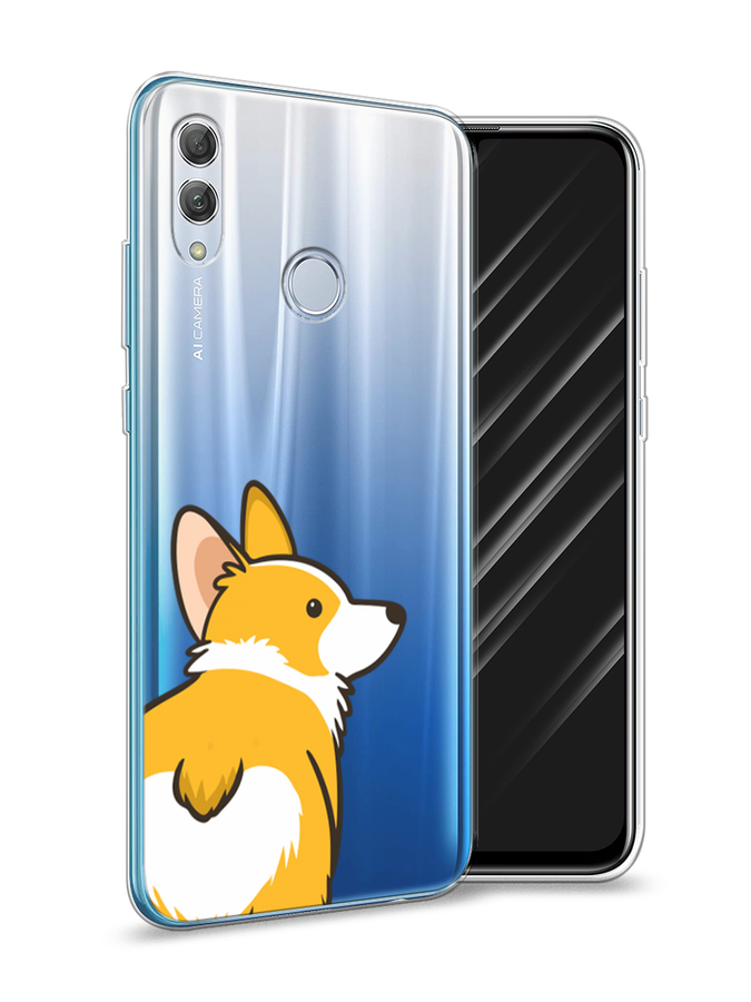 

Чехол Awog на Honor 10 Lite "Корги следуй за мной", Желтый;бежевый;белый, 67550-2