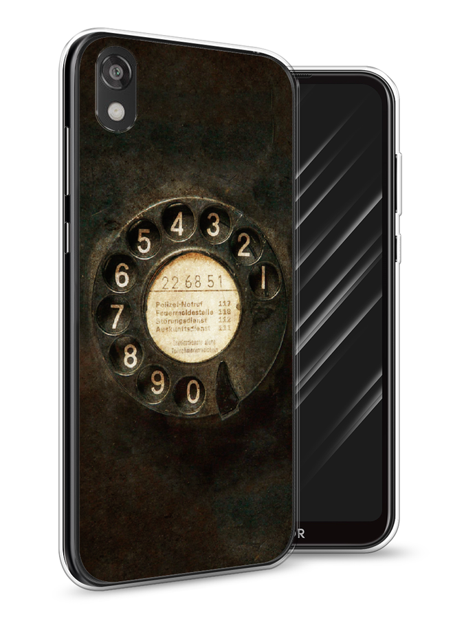 

Чехол Awog на Honor 8S Prime "Старинный телефон", Разноцветный, 6103950-5