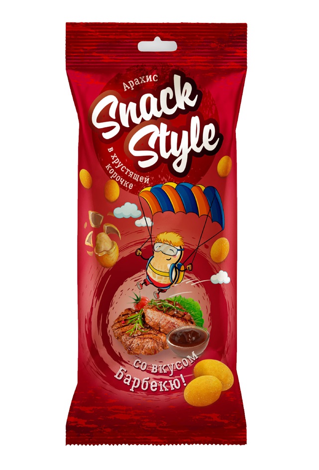 

Арахис Snack Style барбекю в хрустящей корочке 60 г