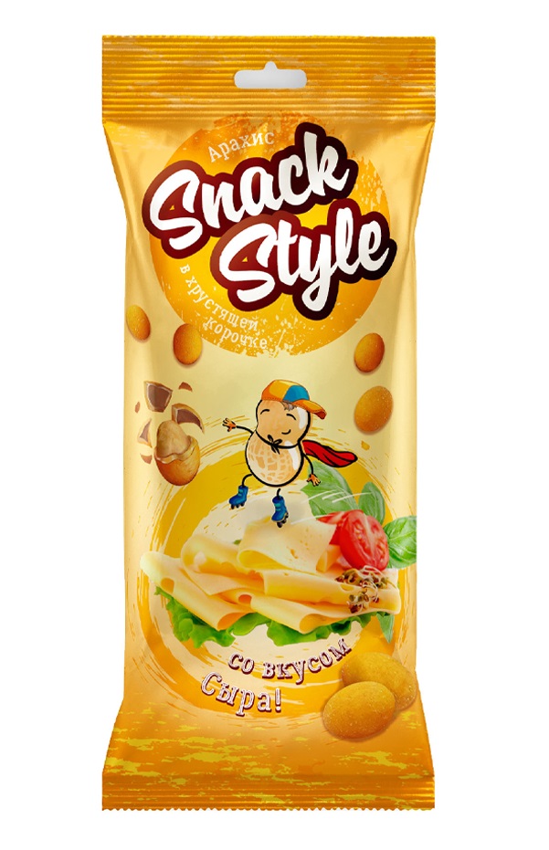 

Арахис Snack Style сыр в хрустящей корочке 60 г