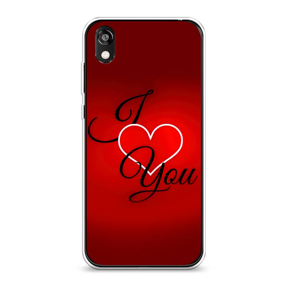 

Чехол Awog на Honor 8S Prime "I love you 3", Разноцветный, 6103950-6