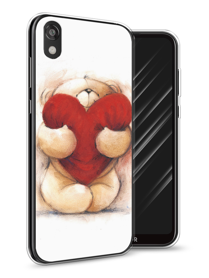 

Чехол Awog на Honor 8S Prime "Мишка с сердцем 1", Разноцветный, 6103950-6
