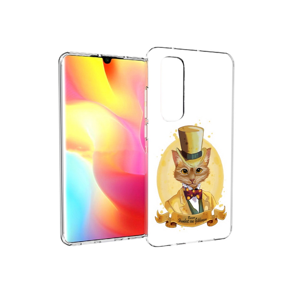 

Чехол MyPads Tocco для Xiaomi Mi Note 10 Lite кот юрист (PT149714.254.401), Прозрачный, Tocco