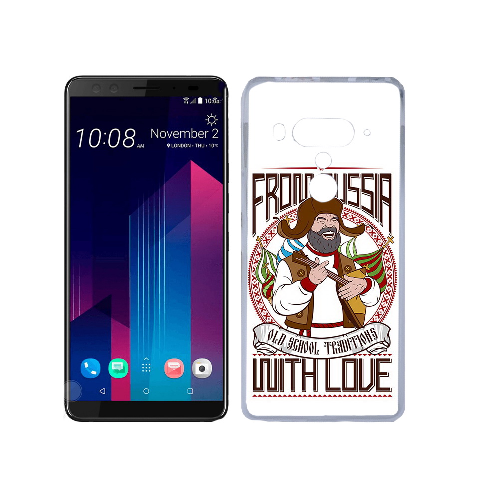 

Чехол MyPads Tocco для HTC U12+ русский мужчина, Прозрачный, Tocco
