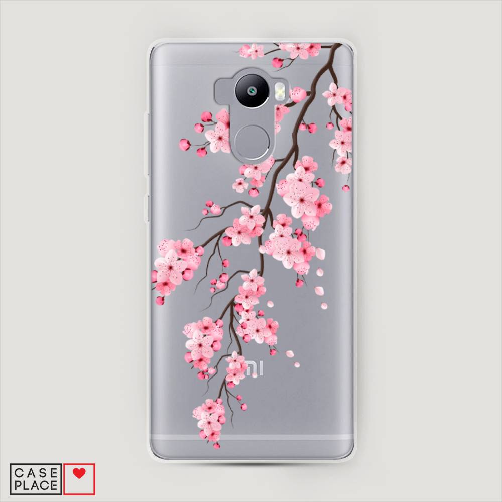 

Пластиковый чехол "Розовая сакура" на Xiaomi Redmi 4