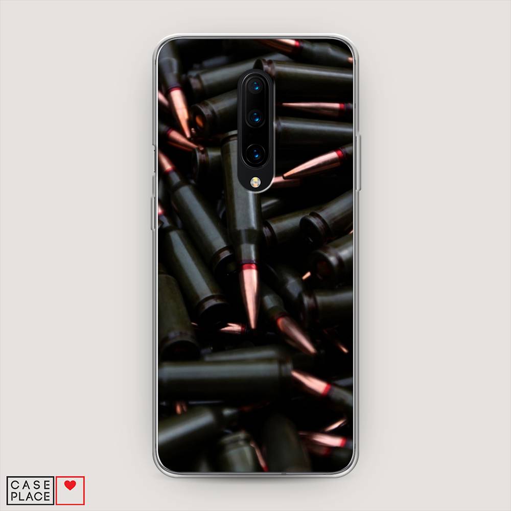 

Чехол Awog на OnePlus 8 / ВанПлас 8 "Пули черные", Черный;коричневый, 151250-5