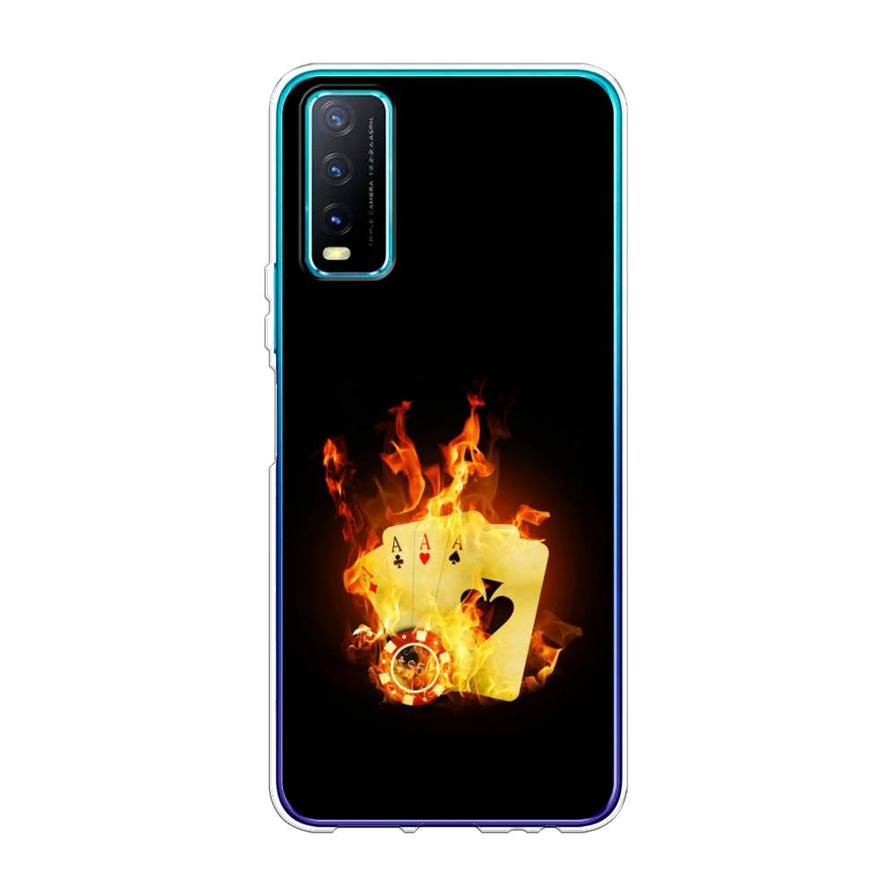 

Чехол Awog на Vivo Y20 "Горящие карты", Разноцветный, 263650-9