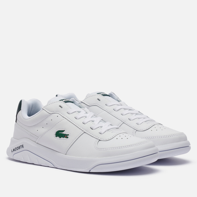 фото Кроссовки мужские lacoste game advance leather белые 41 eu