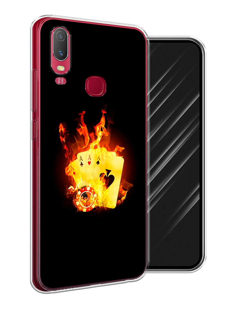 

Чехол Awog на Vivo Y11 "Горящие карты", Разноцветный, 261650-9