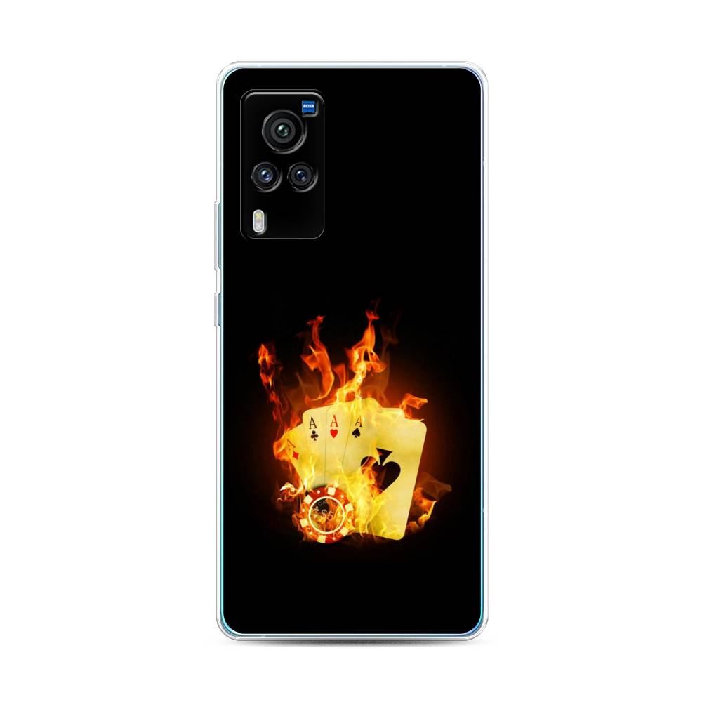 

Чехол Awog на Vivo X60 Pro "Горящие карты", Разноцветный, 263850-9