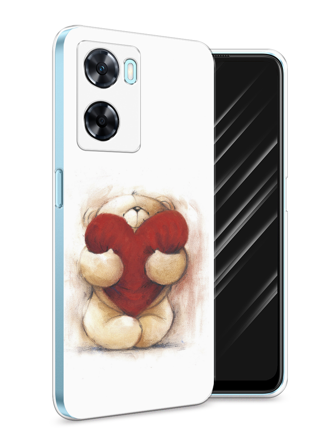 

Чехол Awog на OnePlus Nord N20 SE "Мишка с сердцем 1", Белый;красный;бежевый, 153450-6