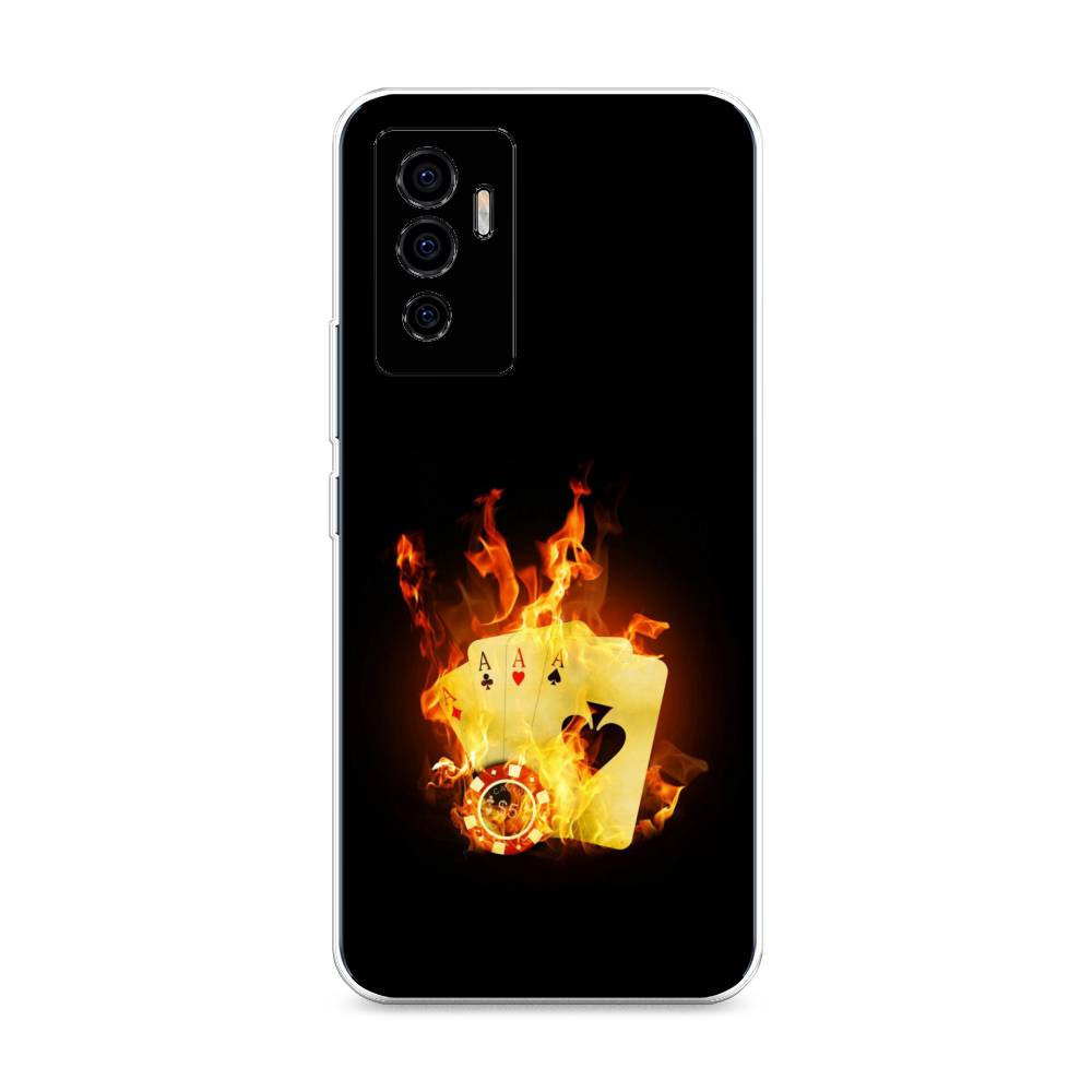 

Чехол Awog на Vivo V23e/Y75 4G "Горящие карты", Разноцветный, 265950-9