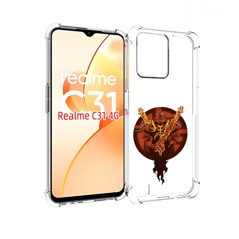 

Чехол MyPads ember spirit для OPPO Realme C31, Прозрачный, Tocco