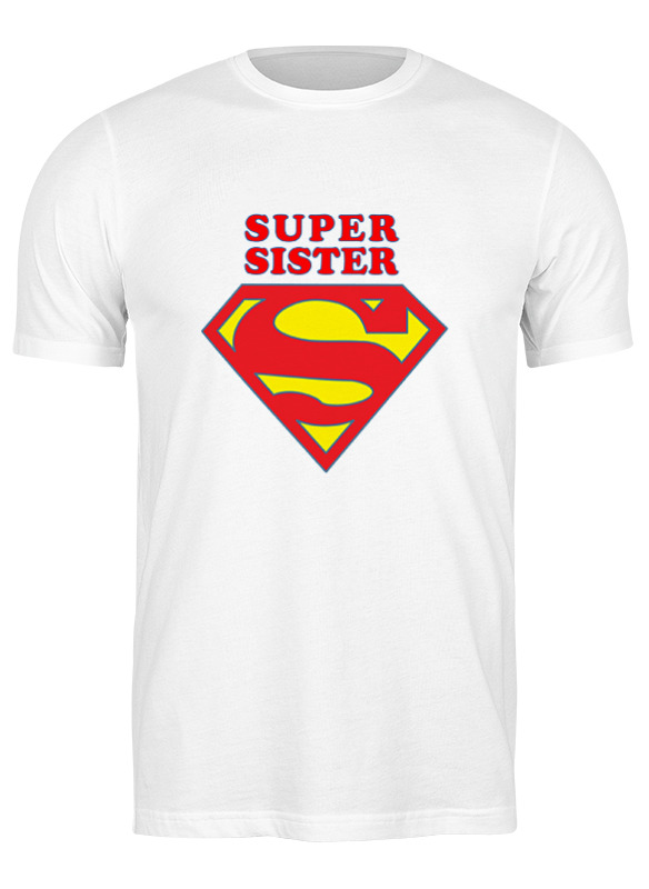 

Футболка мужская Printio Super sister белая 3XL, Белый, Super sister