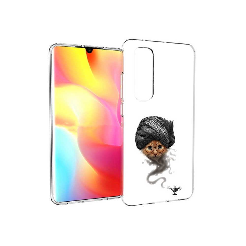 

Чехол MyPads Tocco для Xiaomi Mi Note 10 Lite кот джин (PT149714.254.398), Прозрачный, Tocco