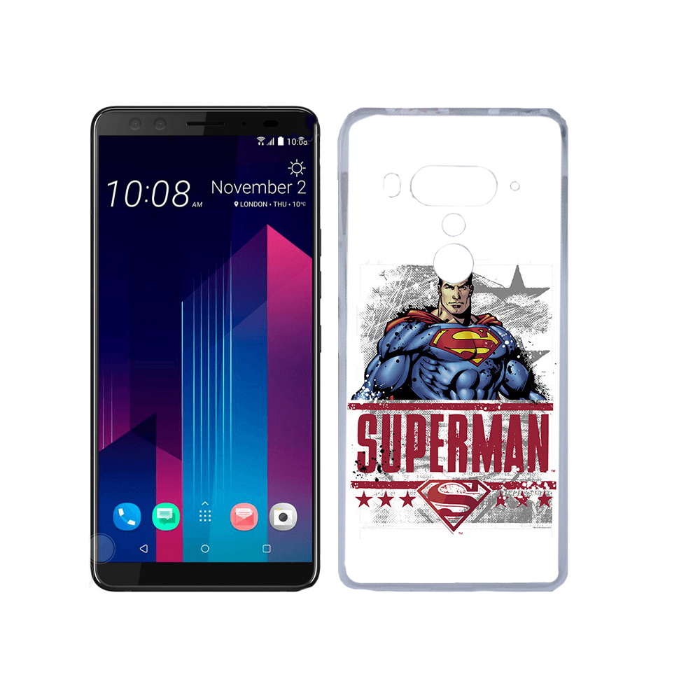 

Чехол MyPads Tocco для HTC U12+ рисунок супермен, Прозрачный, Tocco