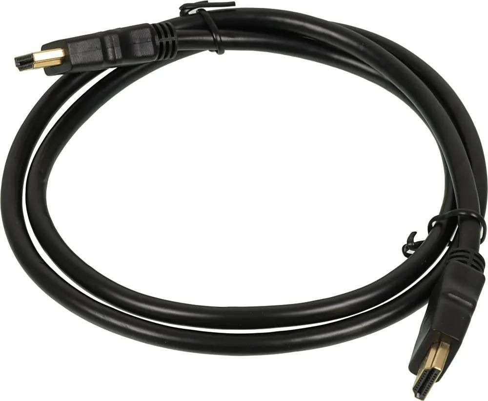 Кабель аудио-видео  High Speed,  HDMI m  -  HDMI m ,  ver 1.4,  1м, GOLD,  черный