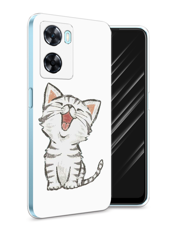 

Чехол Awog на OnePlus Nord N20 SE "Котенок рисованный", Серый;белый, 153450-1