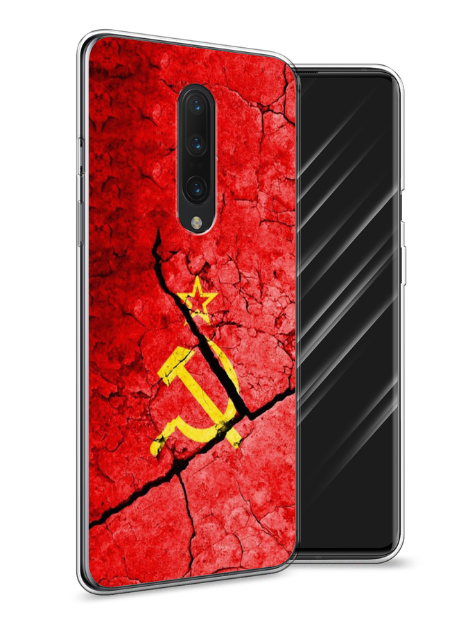 

Чехол Awog на OnePlus 8 / ВанПлас 8 "СССР", Красный;черный;желтый, 151250-5