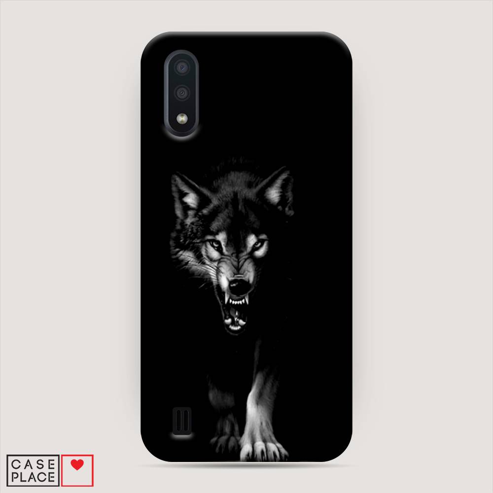 

Пластиковый чехол "Волк выходит из ночи" на Samsung Galaxy A01