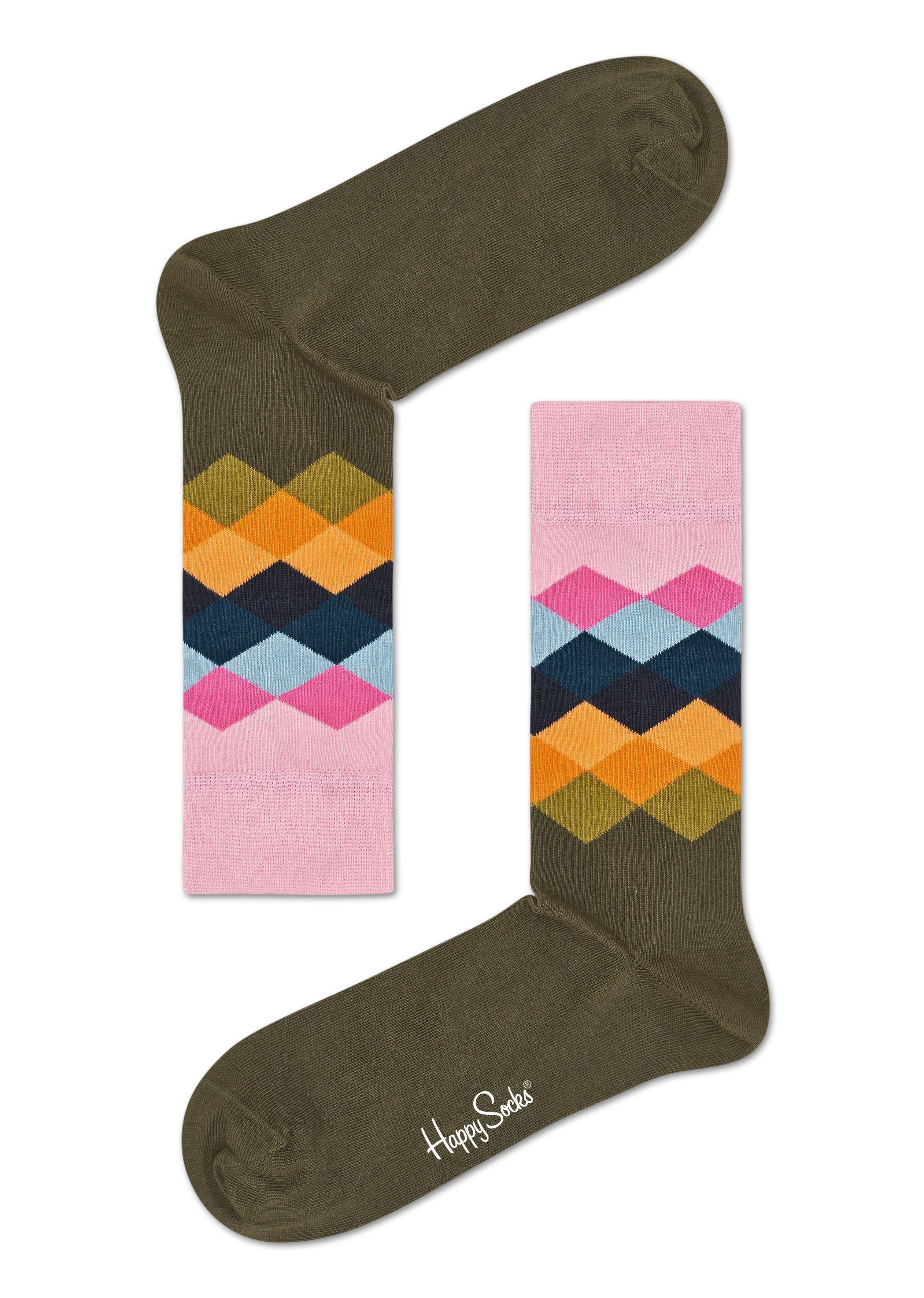 фото Носки happy socks fad разноцветные 36
