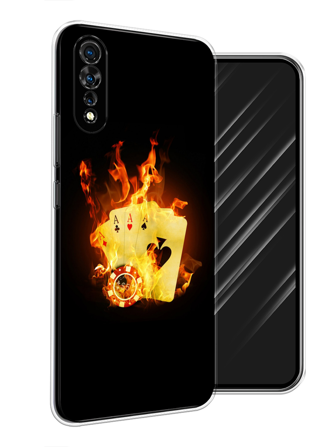 

Чехол Awog на Vivo iQOO Neo/V17 Neo "Горящие карты", Разноцветный, 261250-9