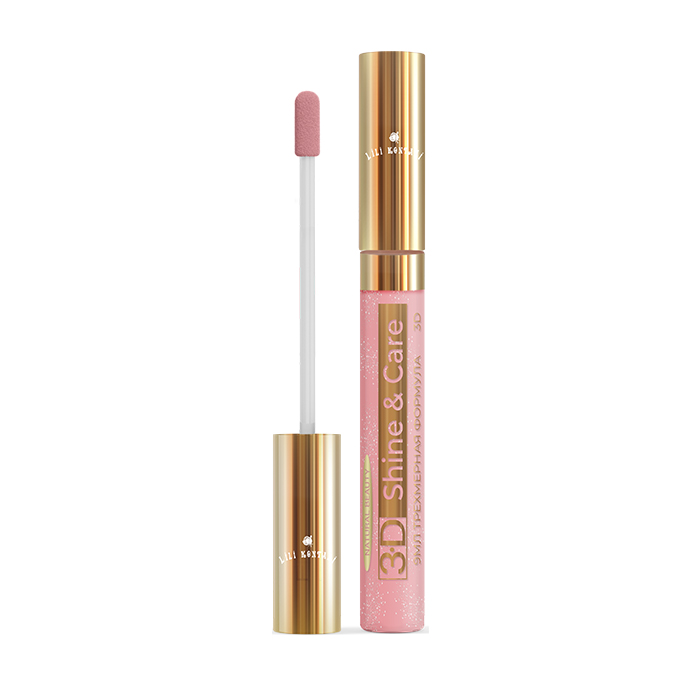 фото Блеск для губ lili kontani lip gloss 3d тон №35 красное дерево, 9 мл