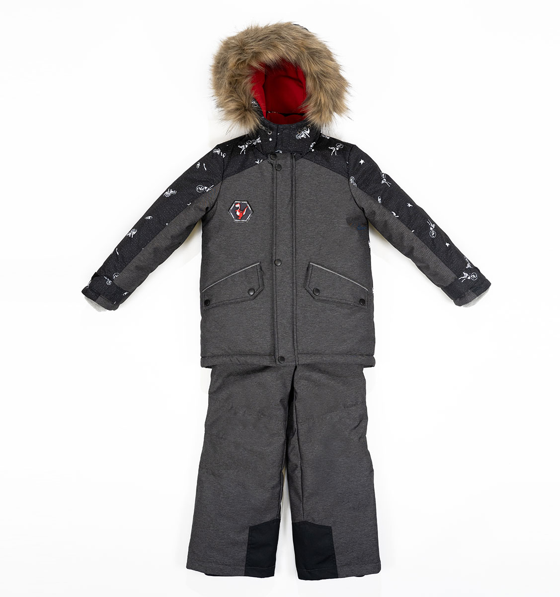 

Комплект верхней одежды Batik Колин 233-20з цв.серый р.86, 233-20з