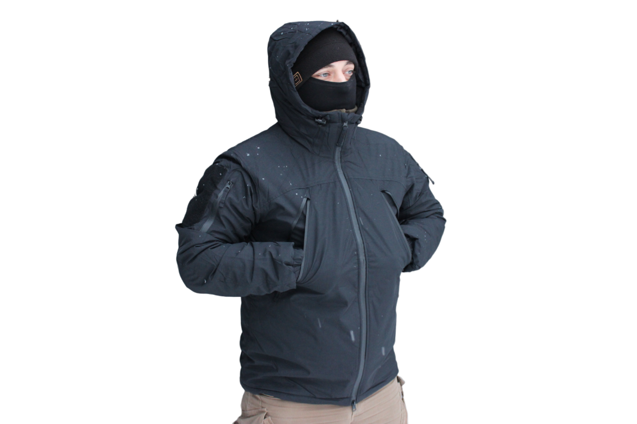 Зимняя куртка мужская Военсклад МСК carinthia черная 2XL
