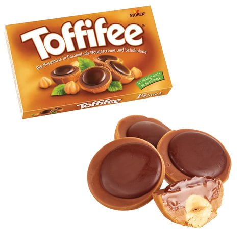 Конфеты шоколадные TOFFIFEE, комплект 3 шт., 125 г, картонная коробка, 294903-48