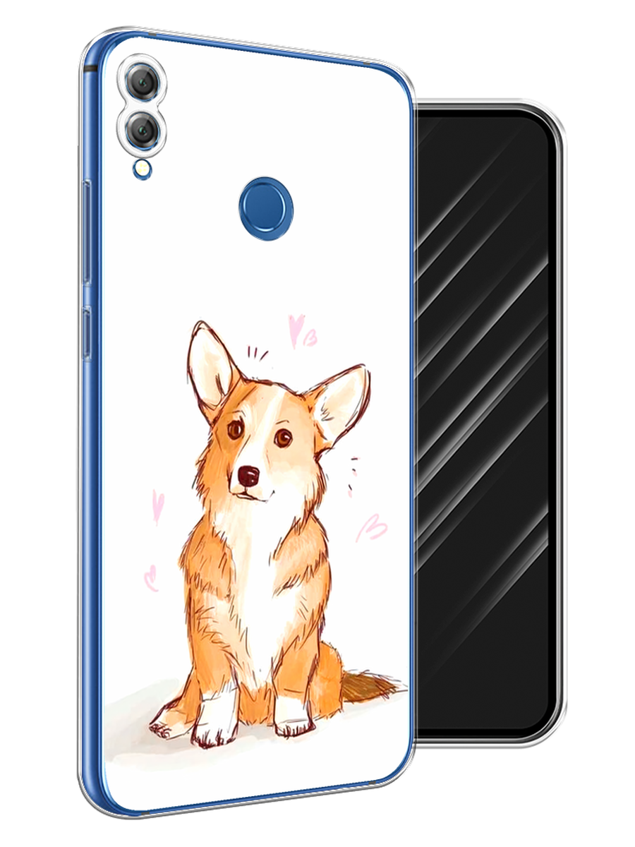 

Чехол Awog на Honor 8X "Корги любовь", Бежевый;белый, 66750-1