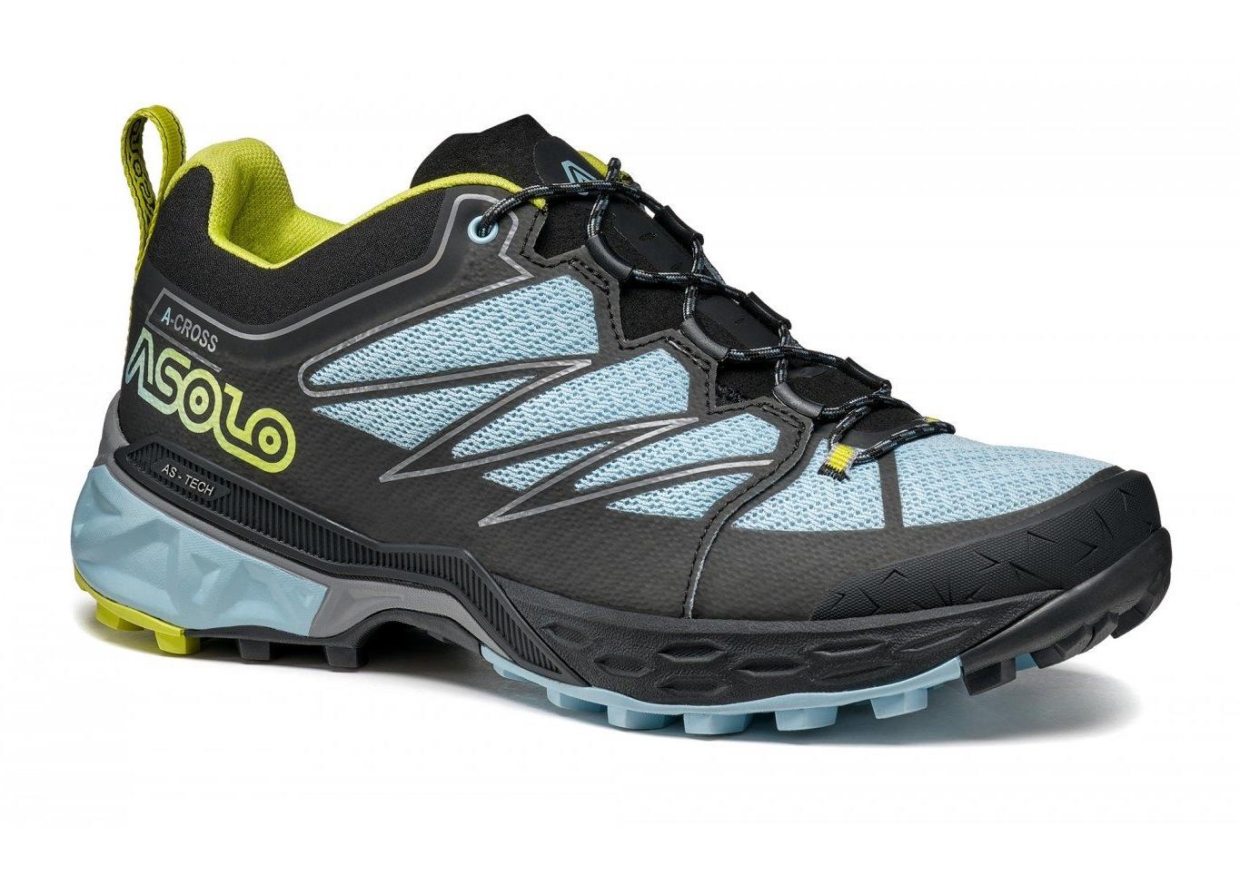 

Ботинки Asolo Softrock Ml Black/Celadon/Safety Yellow (Uk:6), Черный;голубой;желтый, Softrock ML