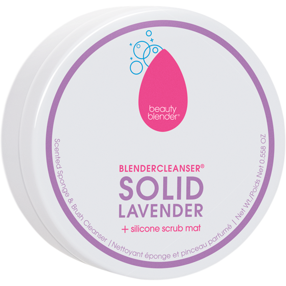 фото Мыло для очищения спонжей с лавандой beautyblender blendercleanser solid lavender 15 г