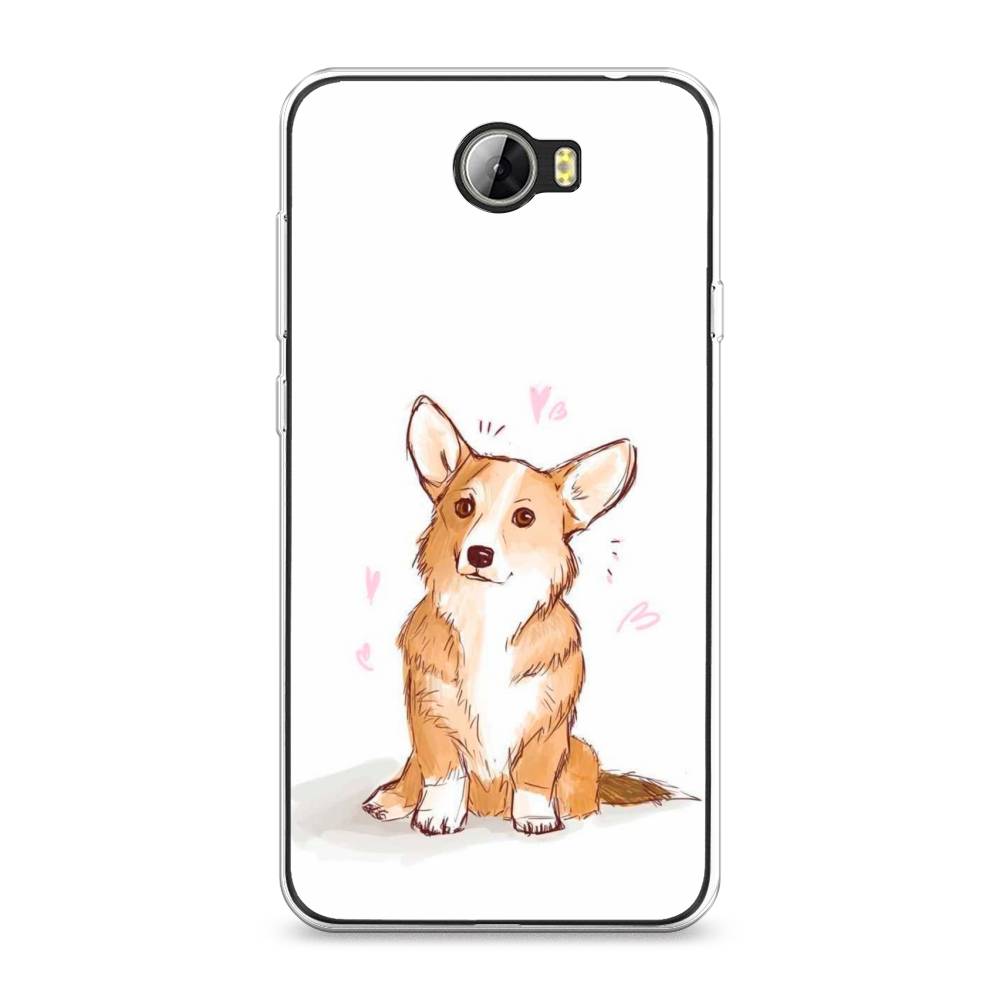 

Чехол Awog на Honor 5A "Корги любовь", Бежевый;белый, 60350-1