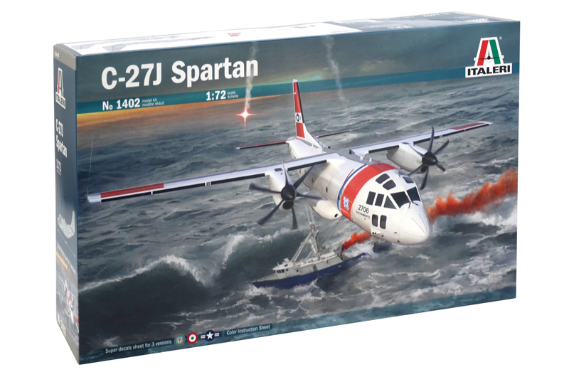 

Сборная модель Italeri 1/72 Самолет C-27J Spartan 1402