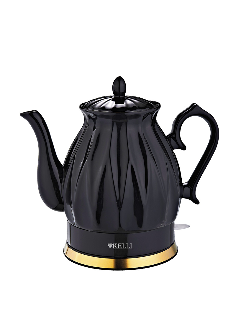 Чайник электрический KELLI KL-1341 2 л черный чайник kelli kl 4476 2 5l