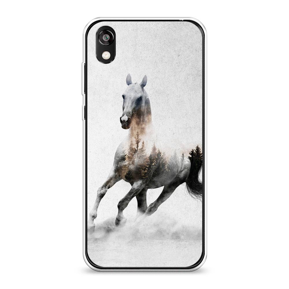 

Чехол Awog на Honor 8S Prime "Лошадь лес", Разноцветный, 6103950-2