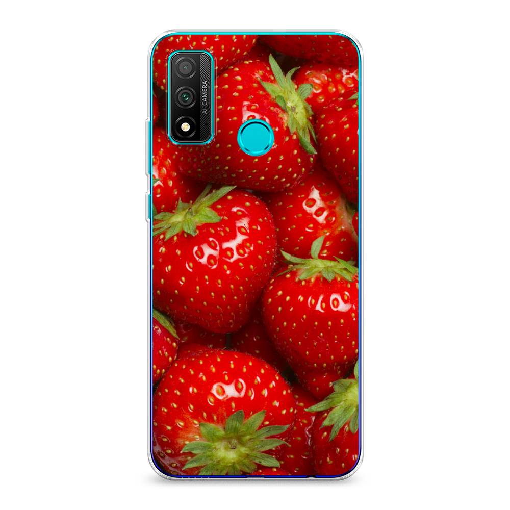 фото Чехол awog "клубника" для huawei p smart 2020