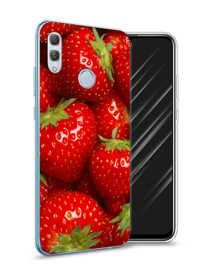 

Чехол Awog на Huawei P Smart 2019 "Клубника", Красный;зеленый, 67250-10
