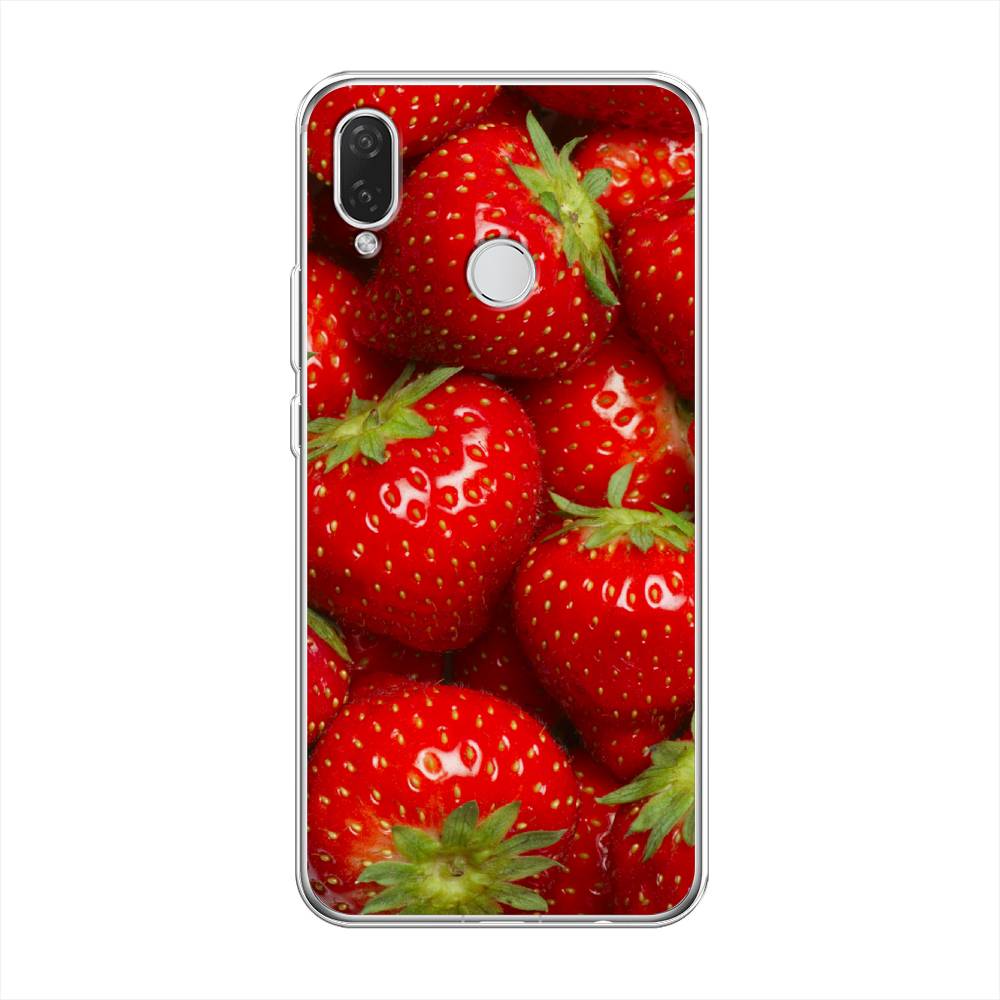 

Чехол Awog на Huawei Nova 3i "Клубника", Красный;зеленый, 68350-10