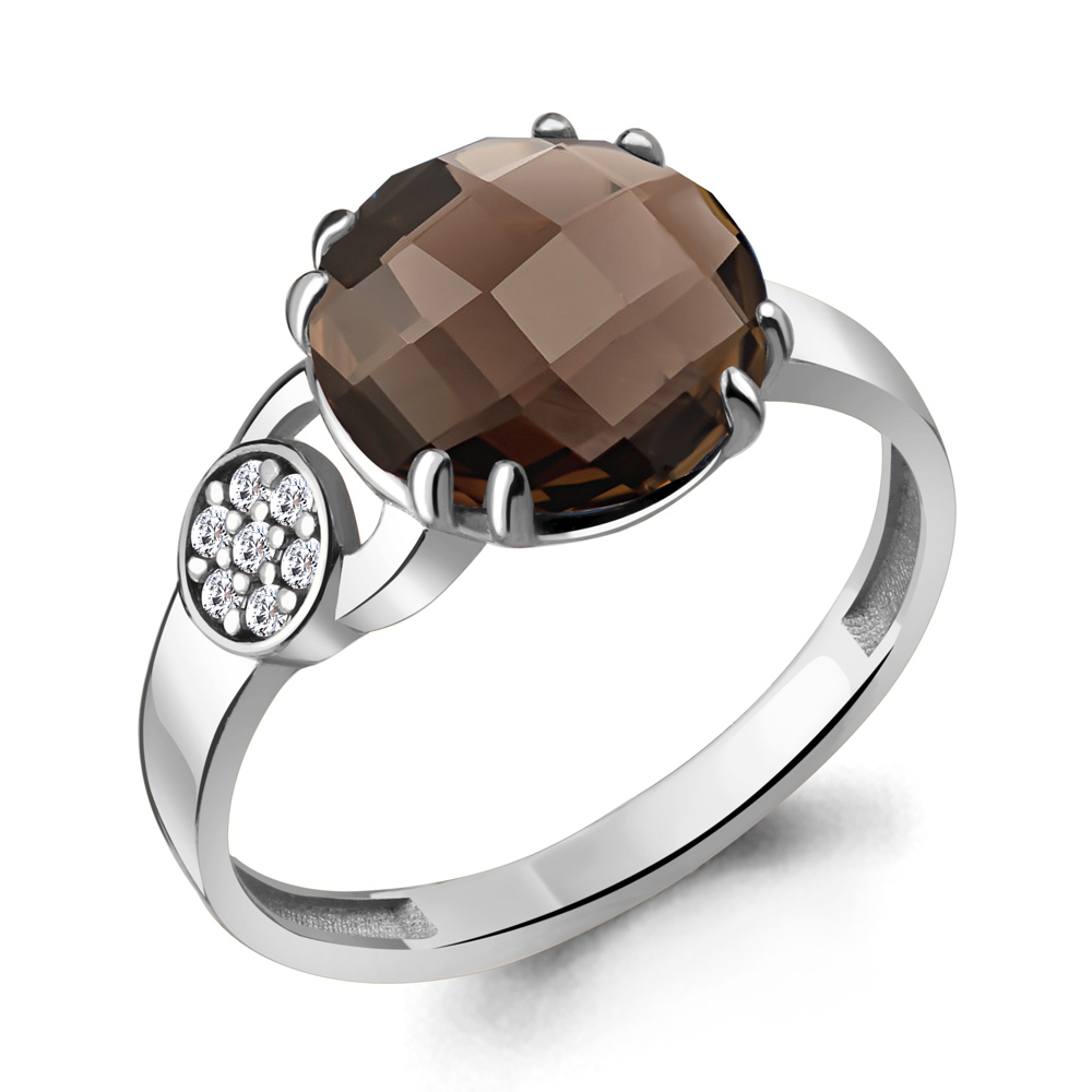 

Кольцо из серебра с кварцем р.  Aquamarine 6933501А_925_р, 6933501А_925_р